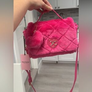 Juicy Couture Fuzzy Bag: BRAND NEW